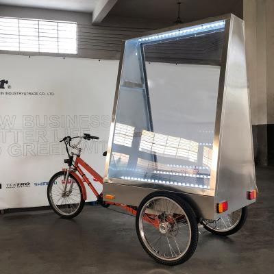 China Advertising Profit ESTER 3 Wheels Billboard Advertising Tricycle for sale