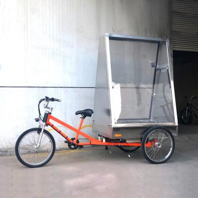 China Advertising Profit ESTER Electric Advertising Tricycle , Advertisintg Billboard Bike for sale