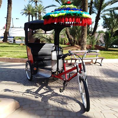 China Electric Pedicab Bike , Passenger Ester 3 Wheel Electric Pedicab 500W for sale