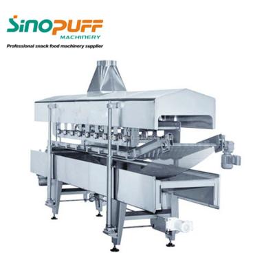 China Continuous frying line/continuous fryer for snack food/pellet fryer continuous frying line/continuous fryer for snack food/pellet fryer for sale