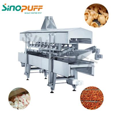 China Sinopuff Fried Chips Fryer Industrial Continuous Fryer Machine for sale