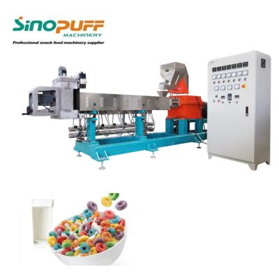 China High Capacity Oatmeal Breakfast Cereal Extrusion Machine Kellogg's Rice Krispies/Breakfast Cereals Making Equipment Line for sale