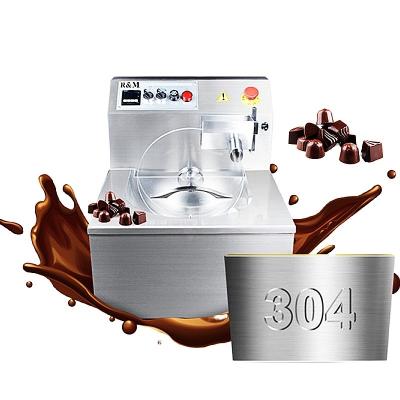 China Máquina de moldeado de chocolate pequeña para moler chocolate 10 kg/15 kg hecha a mano en venta