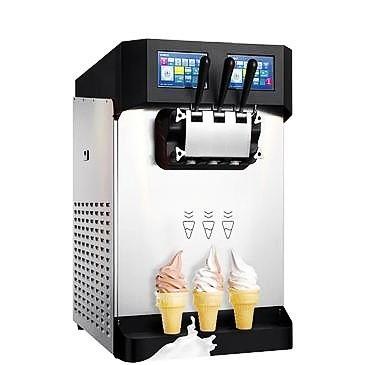 China 30-35 Liters Output Wooden Case Soft Serve Ice Cream Machine for Frozen Delights for sale