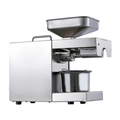 China Automatic 115V/220V MINI Oil Extractor for Home Stainless Steel Peanut Sesame Press Machine for sale