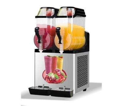 China Industriële grootte 620*670*840mm Automatische slush-ijsmachine met 2 tank-slush-ijsmachine Te koop