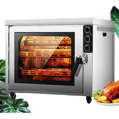 China 1200w kipgrillmachine voor elektrische roterende kip rotisserie oven en Versatil Te koop