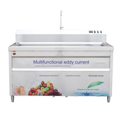 China 220v/380v Ultrasonic Vortex Ozone Vegetable and Fruit Washer for Snack Food Processing for sale