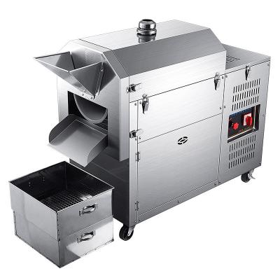 China 60 KG multifunción horizontal automática tostador de nueces de grano de café máquina tostadora en venta