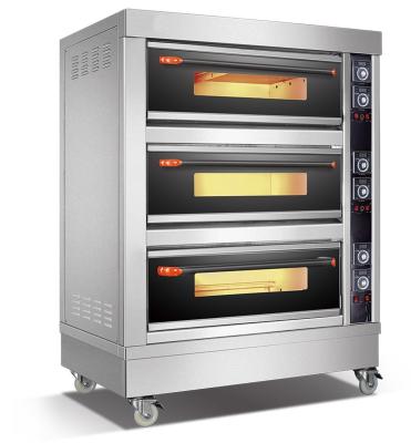 China Electric Heating Food Shop Deck Oven 380V Convection Electric Oven for Baking Perfect for sale