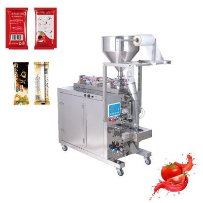 Chine Machine automatique d'emballage de sauce liquide à petite poche pour emballage épais de beurre de cacahuète à vendre