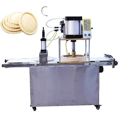 China Automatic Stainless Steel Pizza Dough Press Machine Suitable for Pizza Base Production for sale