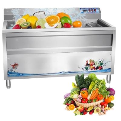 China High Capacity Multifunctional Vegetable Washing Machine for Industrial 100kg/H Cleaning for sale