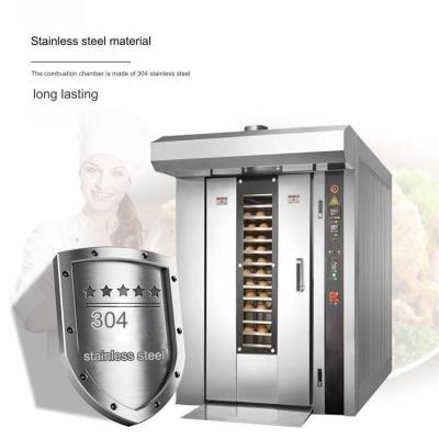 China 32 Tray Cina Diesel Oil Rotary Bakery Baker Oven for Bread Professional Baking Ovens for sale