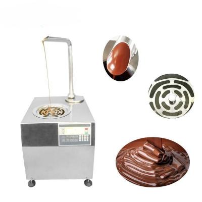 China Sustainable Retail Chocolate Tempering Machine 0.23cbm 7kg/h with Automatic Dispenser for sale