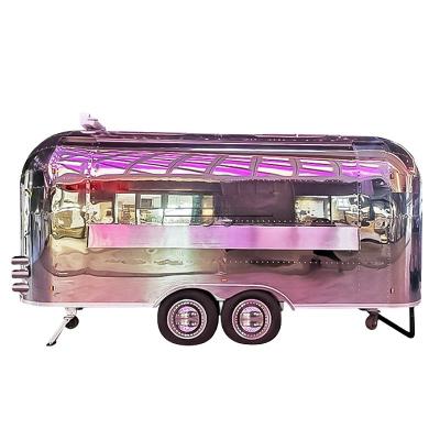 China 2024 Outdoor Food Truck Trailer with Full Kitchen Multifunctional and Customizable for sale