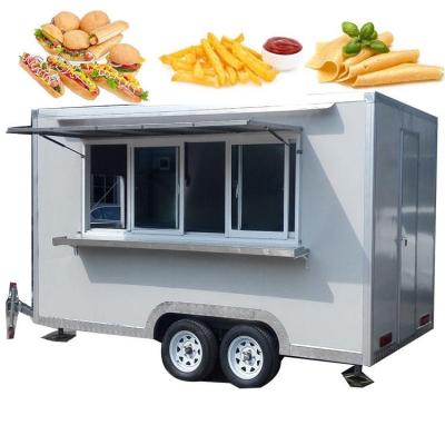 China 7.5ft Mobile Food Truck for Europe Suppliers Non-Slip Flooring and Customized Services for sale