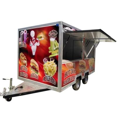 Cina Servizi personalizzati Fast food trailer per Tacos mobile camion barbecue camion alimentare gelato carrello in vendita