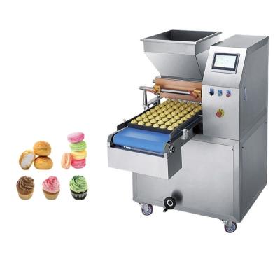 China High Production 8000 pcs/H Cake Batter Filling Machine Capacity 35L Cake Depositor Machine for sale