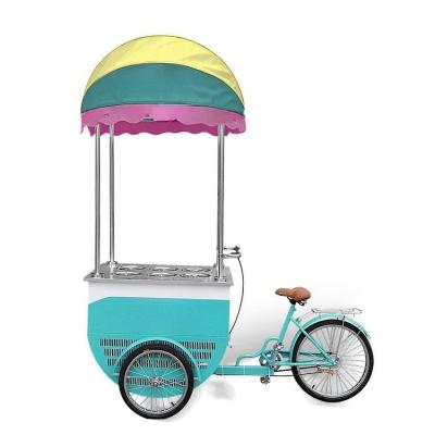 China Other Beautiful Gelato Cart with Bike Voltage 220V/110V Customizable for sale