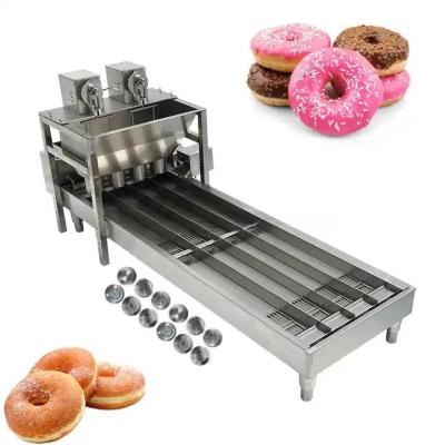 China Manufacturing Plant High Productivity Donut Fryer with Fully Automatic Cake Machine for sale