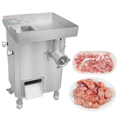 China Molino eléctrico de carne de acero inoxidable para corte totalmente automático de cordero y carne molida en venta