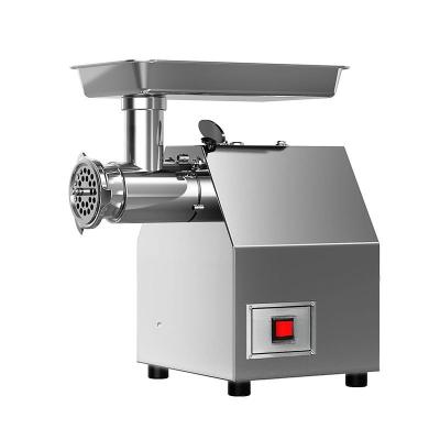 China Commercial 304 Stainless Steel Meat Grinder Machine Power 850W with Sausage Stuffer for sale