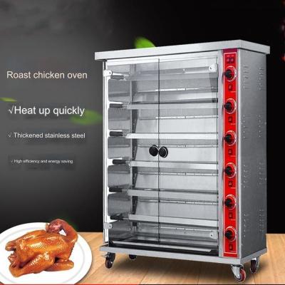 China Small Roasting Chicken Furnace with 0.72cbm Capacity and 85kg Chicken Roasting Machine for sale