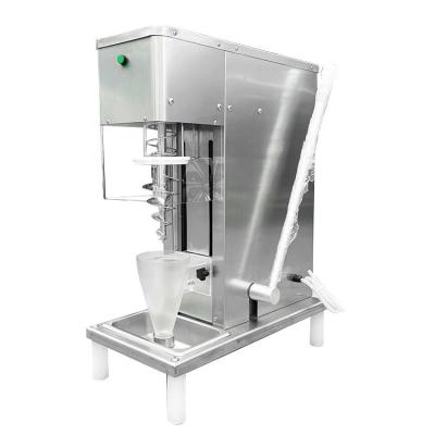 China 220v Merchant Direct Soft Serve Ice Cream Making Machine 52kg Desk Type Automatic Blender for sale