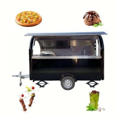 China Electric Food Truck Customizable Size Stainless Steel Novel and Beautiful Hamburger Truck for sale