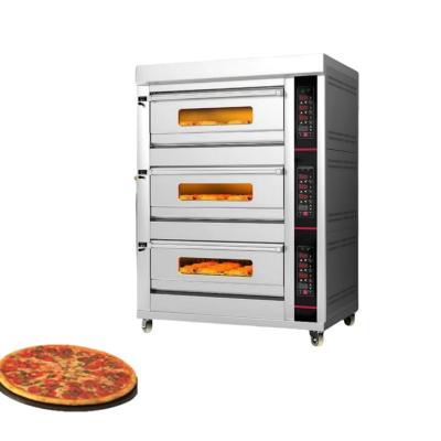 China Equipamento de forno de deck de cronometragem inteligente para assar bolo de pão e forno elétrico doméstico à venda