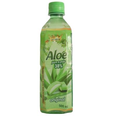 China Natural Aloe Vera Health Drink Grape Flavor Strawberry Flavor With Aloe Pulp Sugar Free In Bottle Whole Sale for sale