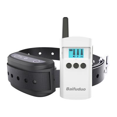 China Amazon Hot Selling Remote Control Voice Control Induction Prevent Barking Dog Training Collar With Remote Control for sale