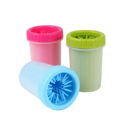 China Amazon Newest Sustainable Soft And Convenient Silicone Pet Paw Cleaner Pet Foot Wash Cup for sale