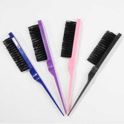 China Factory Price Waterproof Stylish PP Fork Hair Combs With Double Side Teeth Tense Hair Teasing Comb Hair Brush Barber Comb for sale