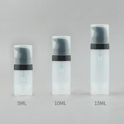 China Modern 10ml Recyclable Plastic Airless Dispenser Pump Bottle For Skincare for sale