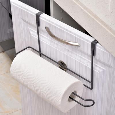 China Storage and Hold Toilet Paper Over Cabinet Rolls Paper Holder Organizer Kitchen Sink Roll Towel Hanging Rack for sale