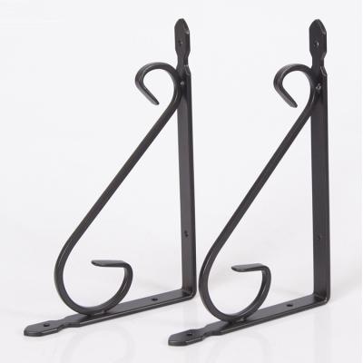 China Home Indoor Decorative Cast Iron Shelf Bracket Metal Brackets For Shelf for sale