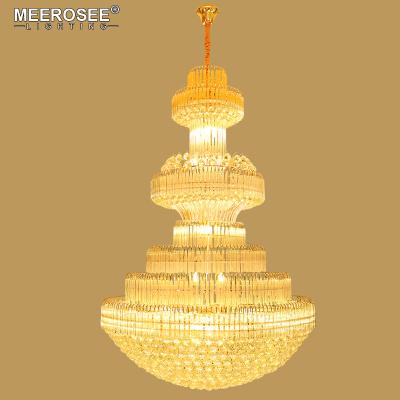 China Large Luxury Multi-tiered Crystal Project Lighting MEEROSEE Crystal Chandelier Large Traditional Crystal in China MD85211 for sale