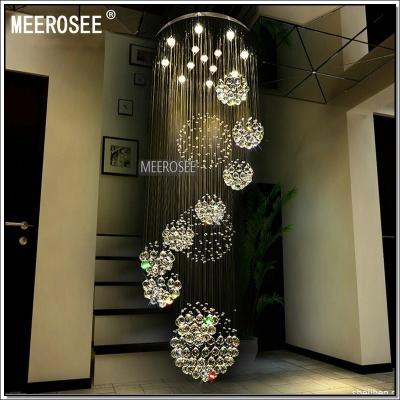 China Crystal Light Lamp Chandeliers Spiral Crystal Lighting Fixture Art Decor Modern Crystal Chandelier Hanging Light MD2202 for sale