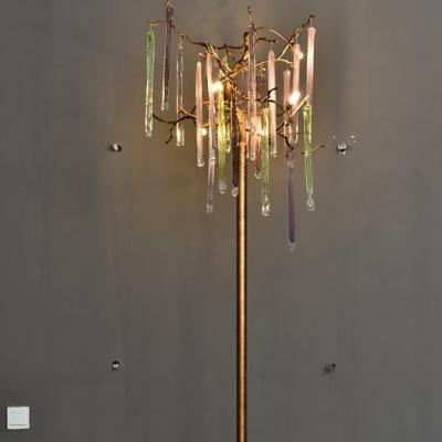 China Modern Meerosee Copper Crystal Wall Light Villa Crystal Stand Lights MD87041 for sale