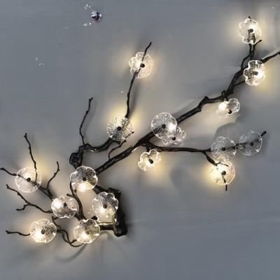 China Simplicity Wall Lamp For Villa MEEROSEE Luxury Copper Wall Sconce Lamp Wall Sconces Crystal Wall Lights MD87049 for sale