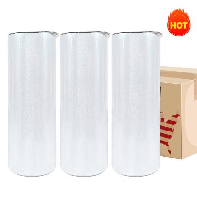 China USA Warehouse 20oz Shimmer Insulated Tumbler Travel Mug With For Sublimation Heat Transfer And Screen Printing for sale