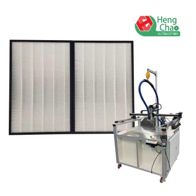 China Xyjplatform die Hvac-Filter lijmen die Ce Certifacated maken van de Machine6kw Macht Te koop