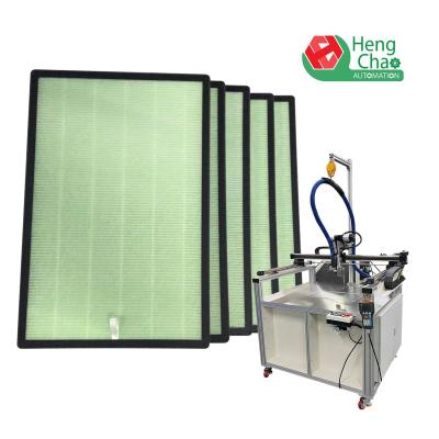 China Máquina del pegamento del brazo de eje de balancín del tamiz del filtro del equipo de fabricación del filtro de 6KW 0.5Mpa en venta