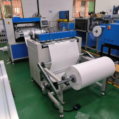 China 8mm Regelbaar de Productielijn Automatisch Document die van de luchtfilter Machine vouwen Te koop