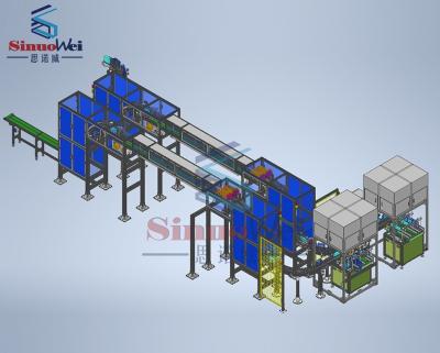 Chine Ligne de convoyeur à coque en aluminium à pile à vendre