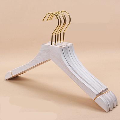 China Best Selling Anti-skid Popular Wooden Hot Porcelain Hangers Suit Hanger And Luxury Custom Made Coat Hanger for sale