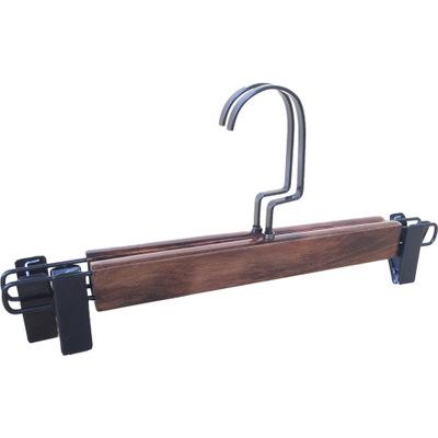 China Vintage Hotel Boutique Style Durable Wooden Skirt Pant Hanger for sale