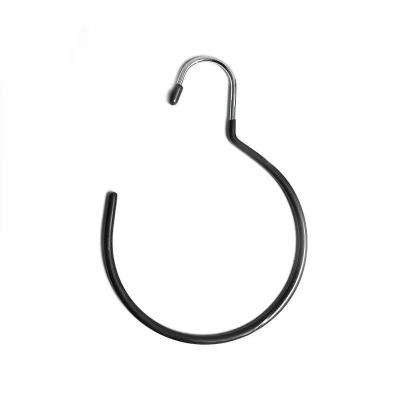 China Eco-friendly Material Customized Thick Stainless Steel Hook Body Shape Metal Wire Scarf Hanger for sale